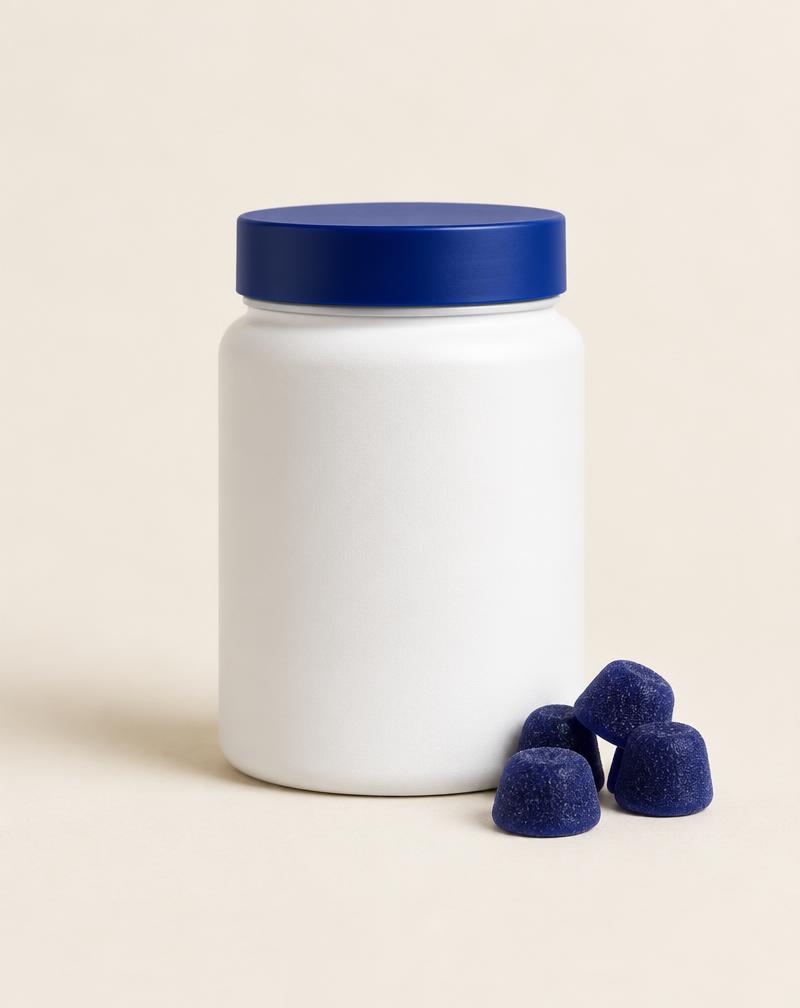 Natural Vitality Calm Sleep Gummies studio photograph