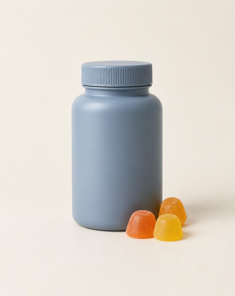 Nature Made Multivitamin + Omega-3 Gummies studio photograph