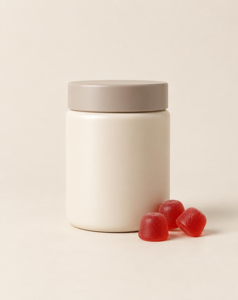 Nature's Bounty Hair, Skin & Nails with Biotin and Collagen studio photograph