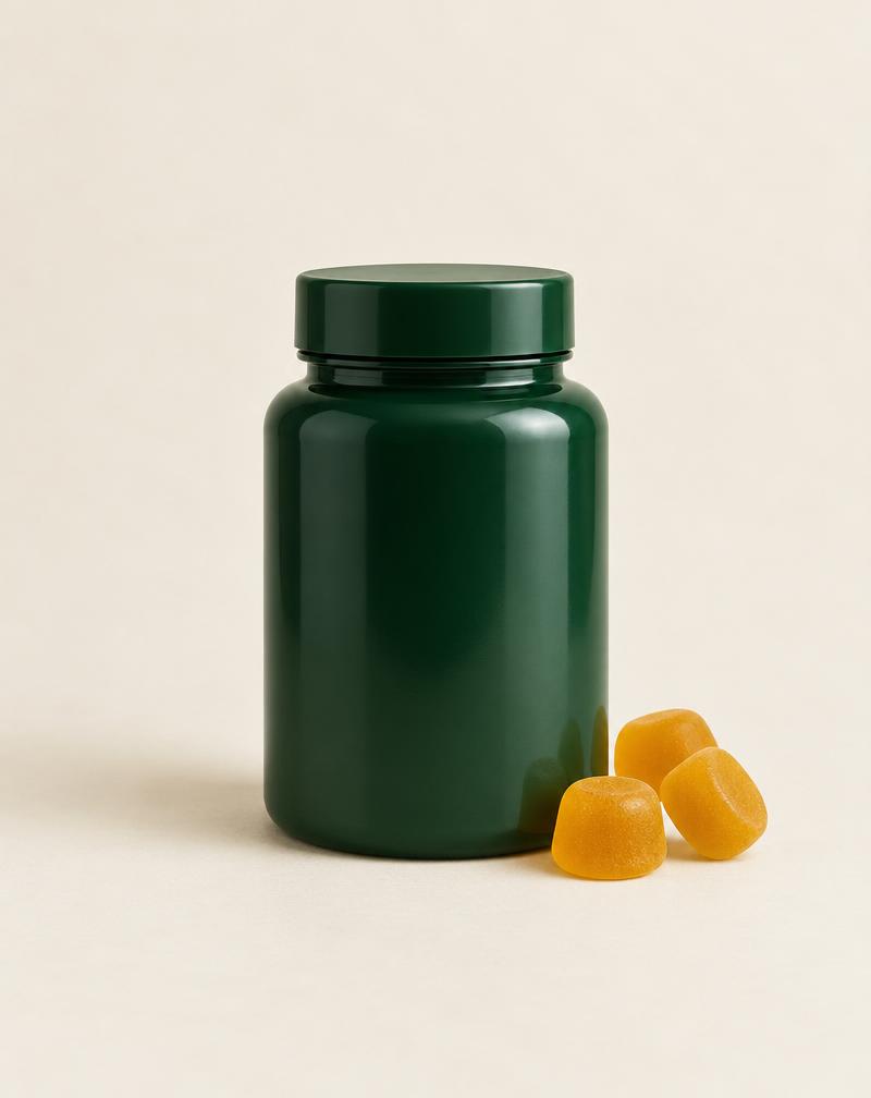 Nordic Naturals Zero Sugar Turmeric Gummies studio photograph